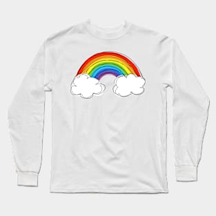 Rainbow doodle Long Sleeve T-Shirt